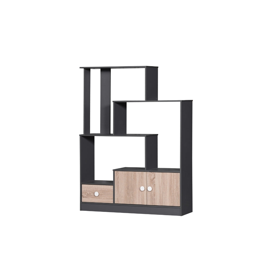 Square Shelving Unit with Bottom Storage