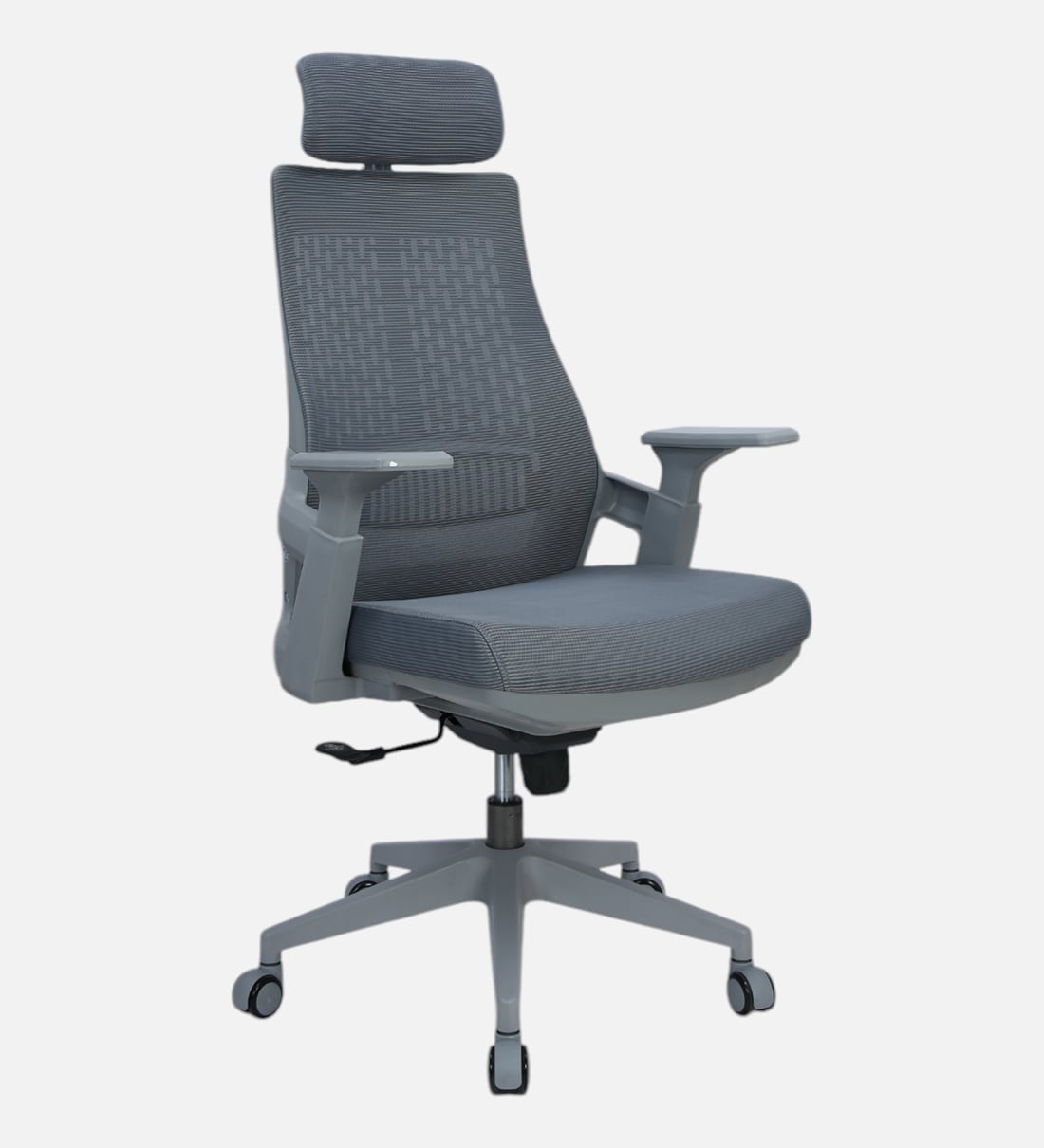 Aeronix Breathable Mesh High Back Ergonomic Chair in Grey Colour