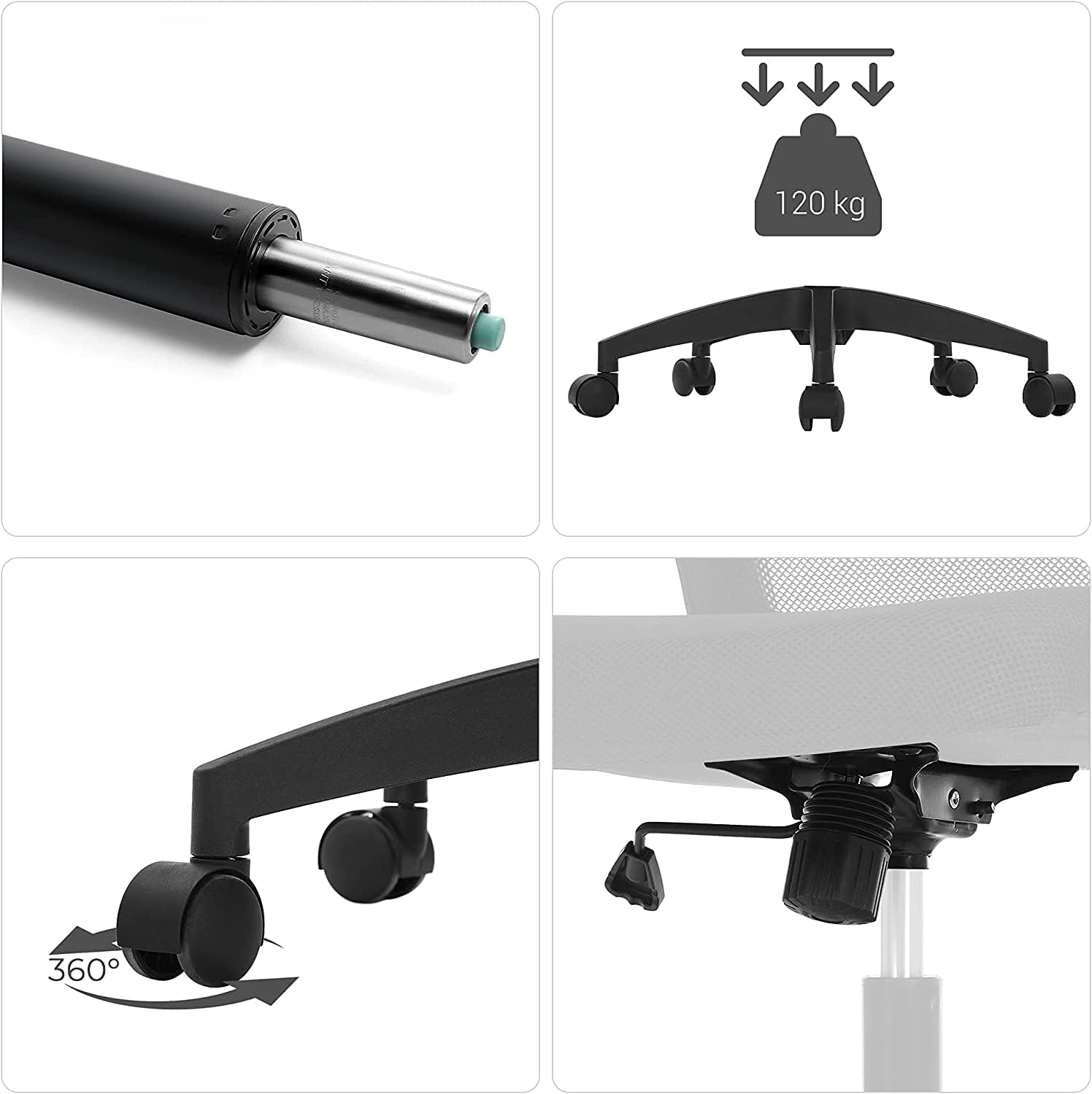 ErgoFlex Medium Back Ergonomic Mesh Office Chair