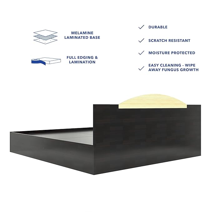 Lyra Queen Bed Engineered Wood Stain Resistant