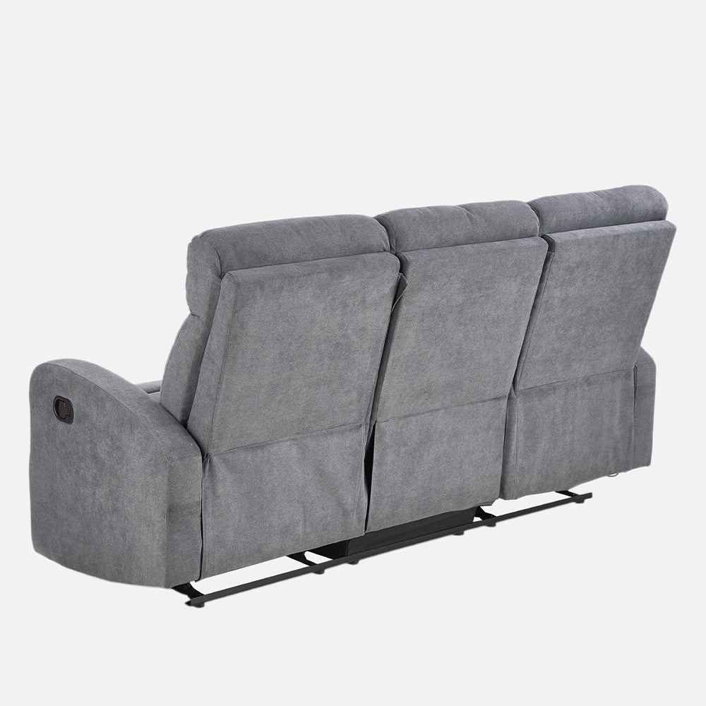 Opulent 3 + 2+ 1 Seater Manual Recliner in Grey Color