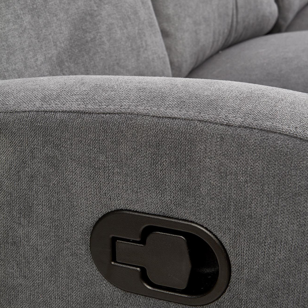 Opulent 3 + 2+ 1 Seater Manual Recliner in Grey Color