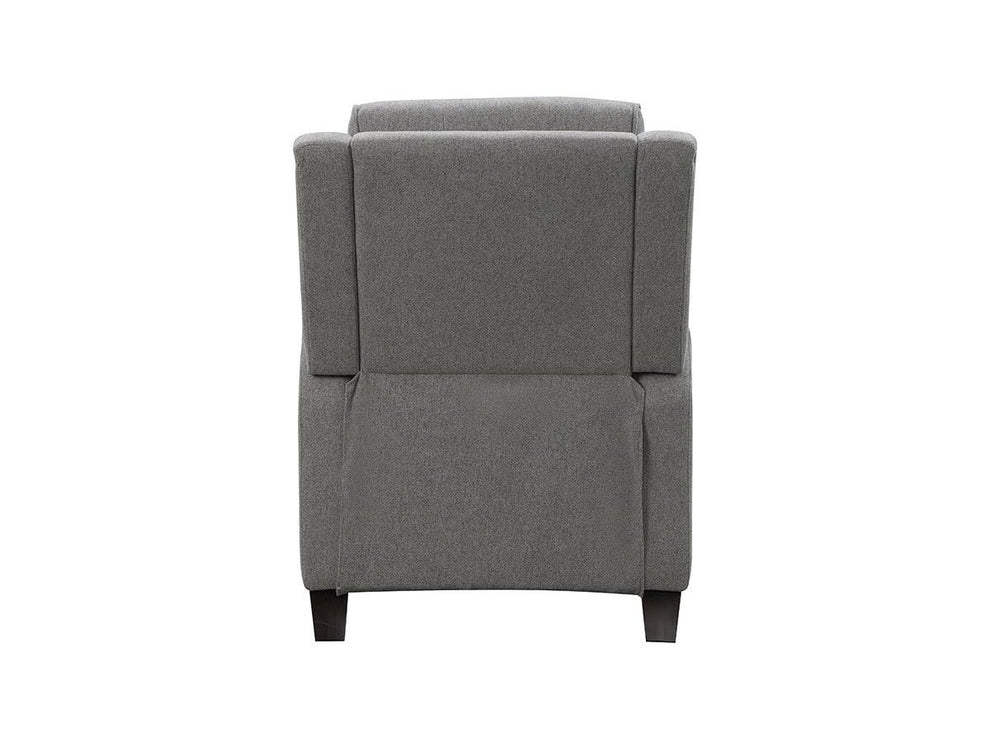 Bantia Calvin Fabric Tufted Push-Back Recliner - Gray