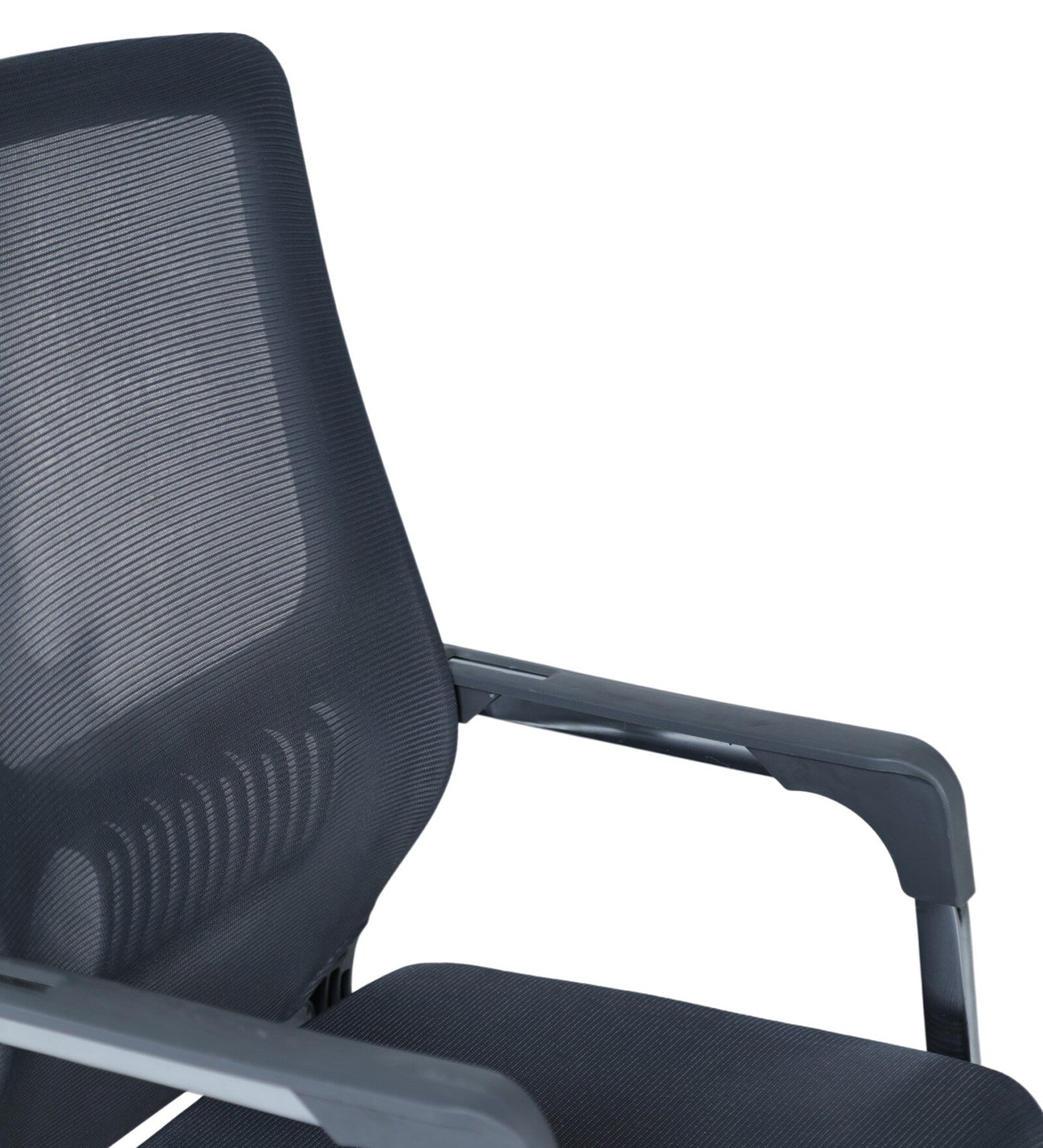 Bantia Fenton Mesh Visitor Chair in Black