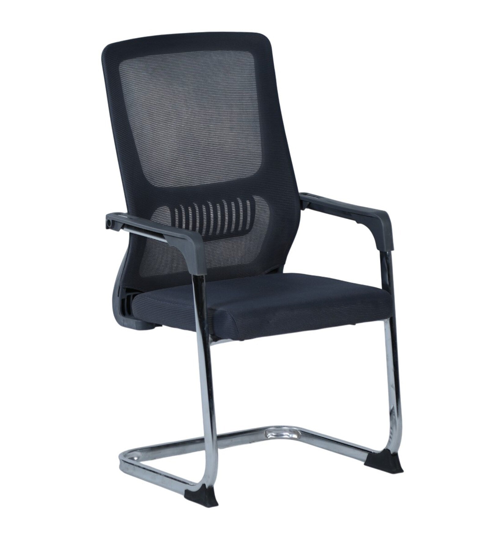 Bantia Fenton Mesh Visitor Chair in Black