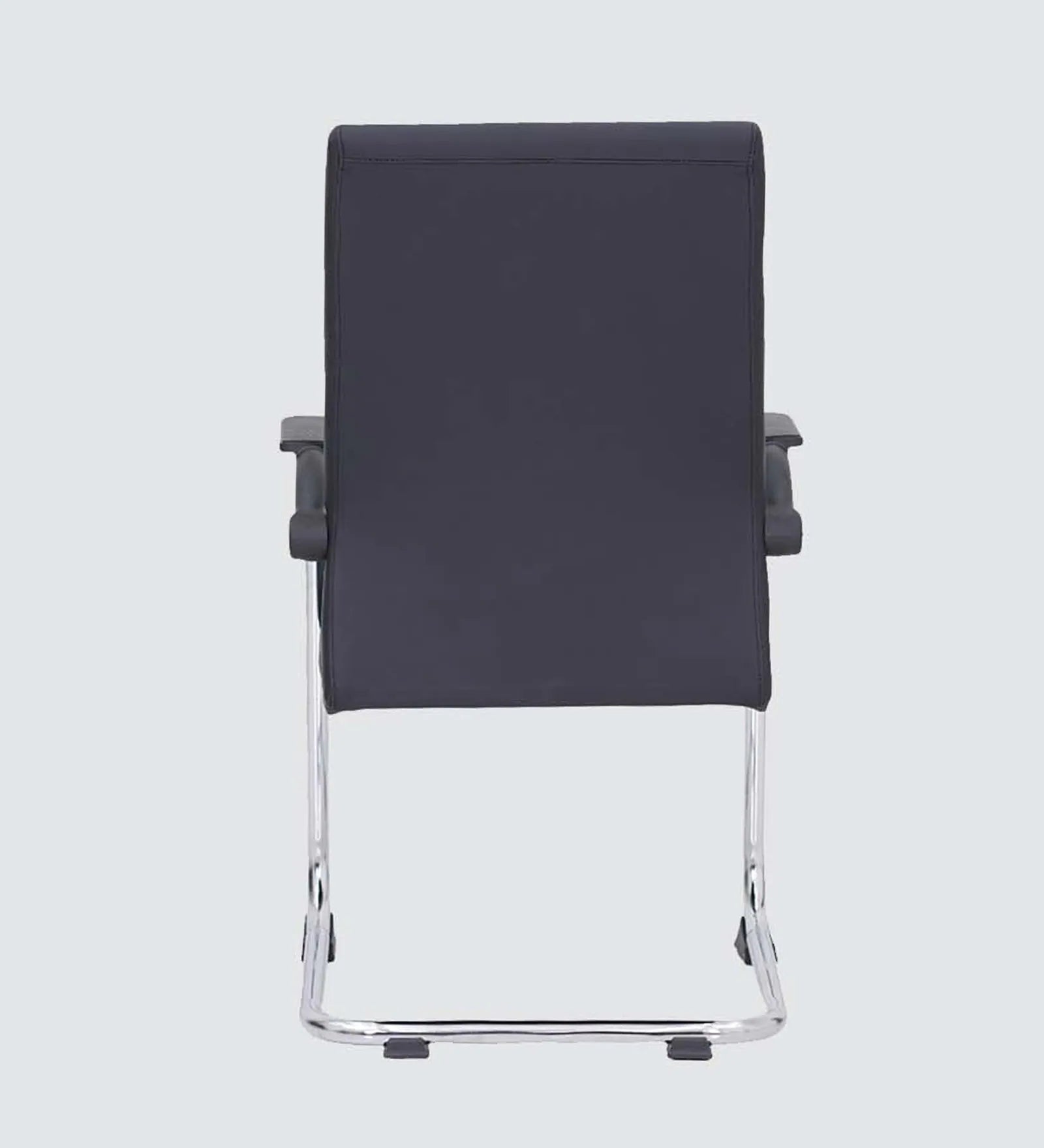 Bantia Melaka Malaysian Leatherette Visitor Chair In Black