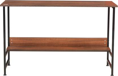 Bantia Engineered Wood Computer Desk (Straight, Finish Color - Walnut, Knock Down)