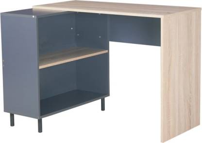 Bantia Engineered Wood Computer Desk (Straight, Finish Color - Walnut, Knock Down)