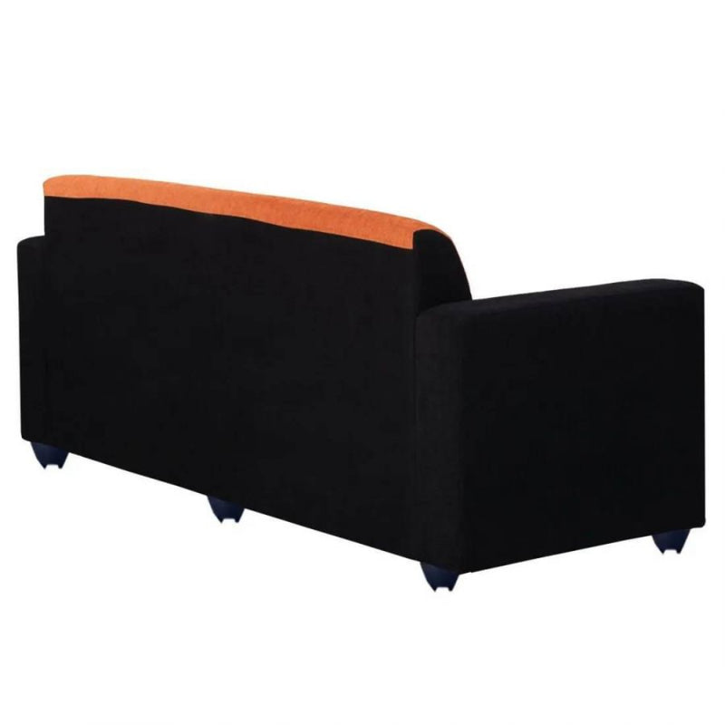 Bantia Albania Fabric 3 Seater Sofa (Color-Orange)