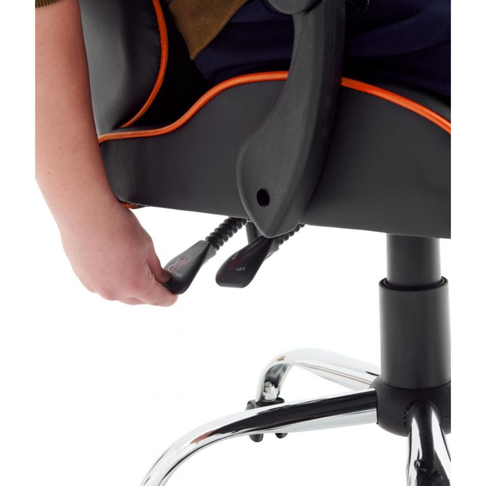 Quad Ergonomic Gaming Chair in Orange Colour