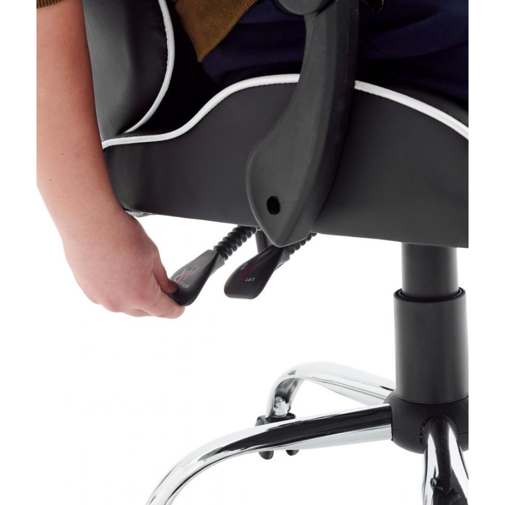 Quad Ergonomic Gaming Chair in White Colour