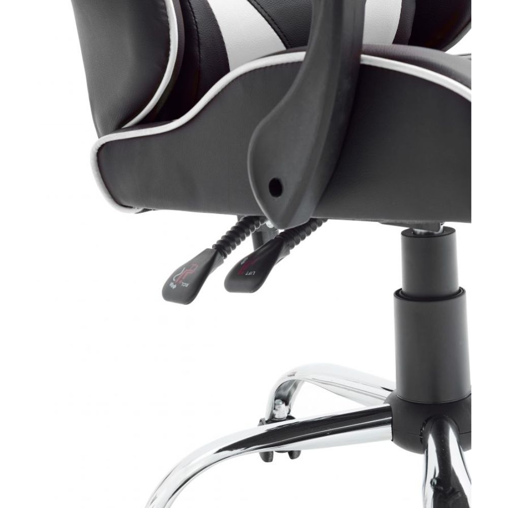 Quad Ergonomic Gaming Chair in White Colour
