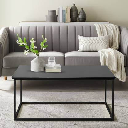 Bantia Engineered Wood Coffee Table (Finish Color - Black, DIY(Do-It-Yourself))