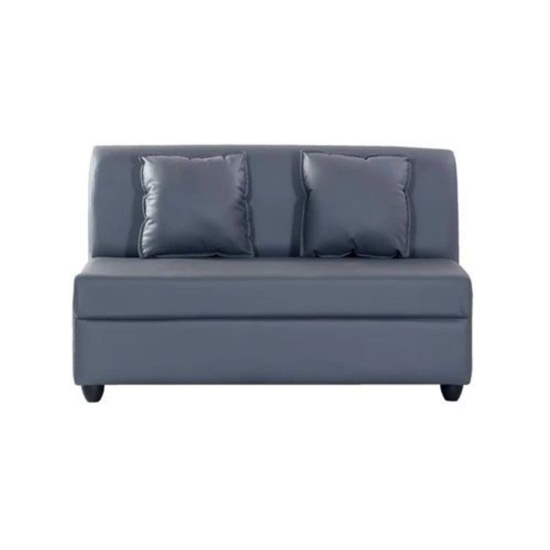 Bantia Delta Leatherette 2 + 1 + 1 Grey Sofa Set