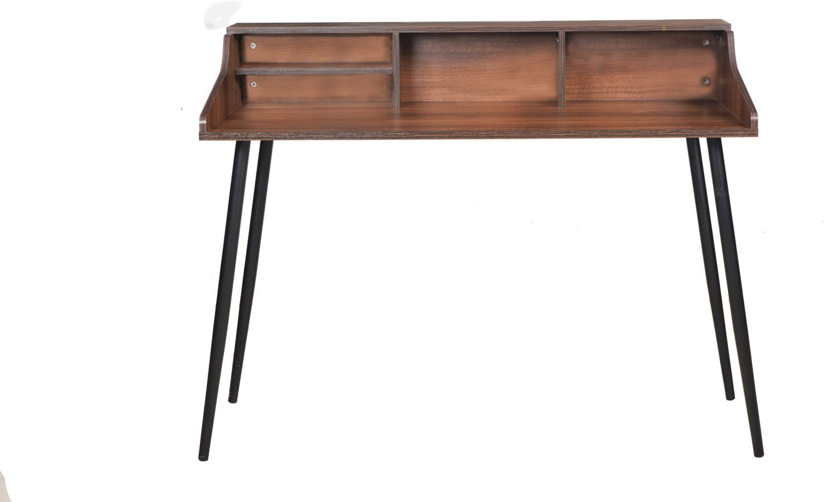Bantia Engineered Wood Computer Desk (Straight, Finish Color - Walnut, Knock Down)