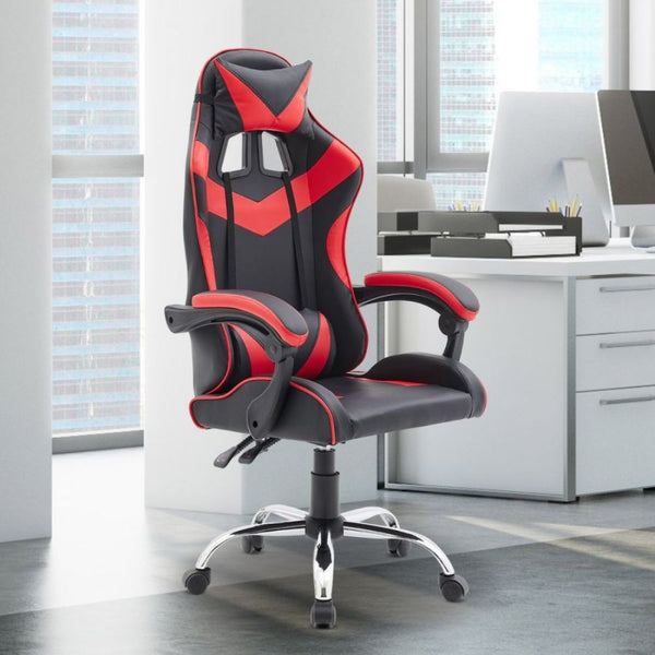 Quad Ergonomic Gaming Chair in Red & Black Colour