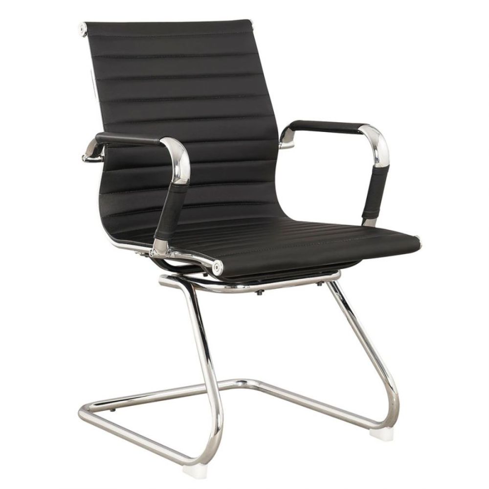 Holm Cantilever Chair in Black Colour