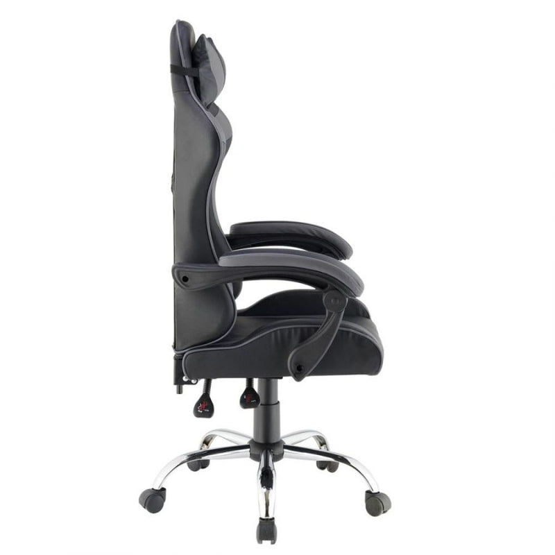 Quad Ergonomic Gaming Chair in Grey & Black Colour