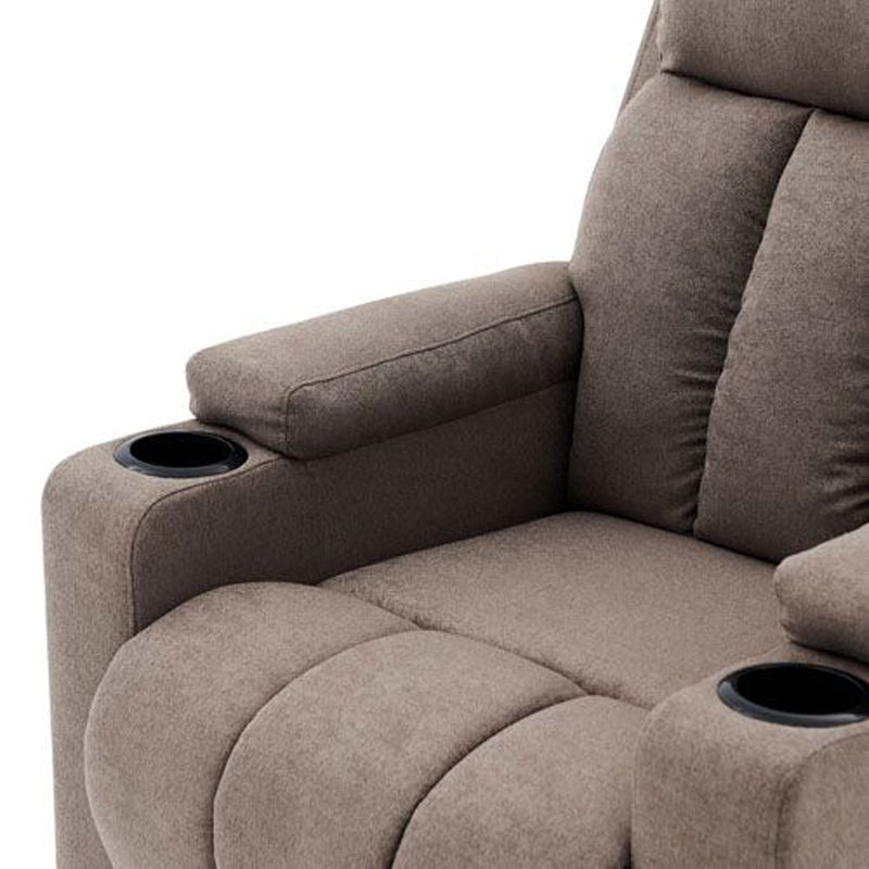 Metro Manual Push Back Recliner With Cup Holder