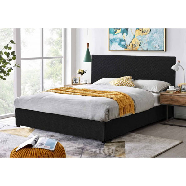 Metro King Size Bed in Black Colour