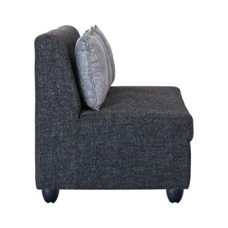 Bantia New Delta Fabric 3 + 1 + 1 Sofa Set (Color - Dark Grey)