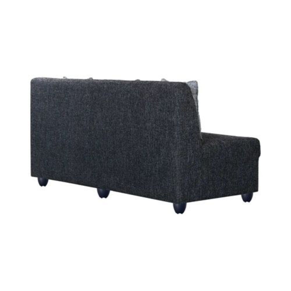 Bantia New Delta Fabric 3 + 1 + 1 Sofa Set (Color - Dark Grey)