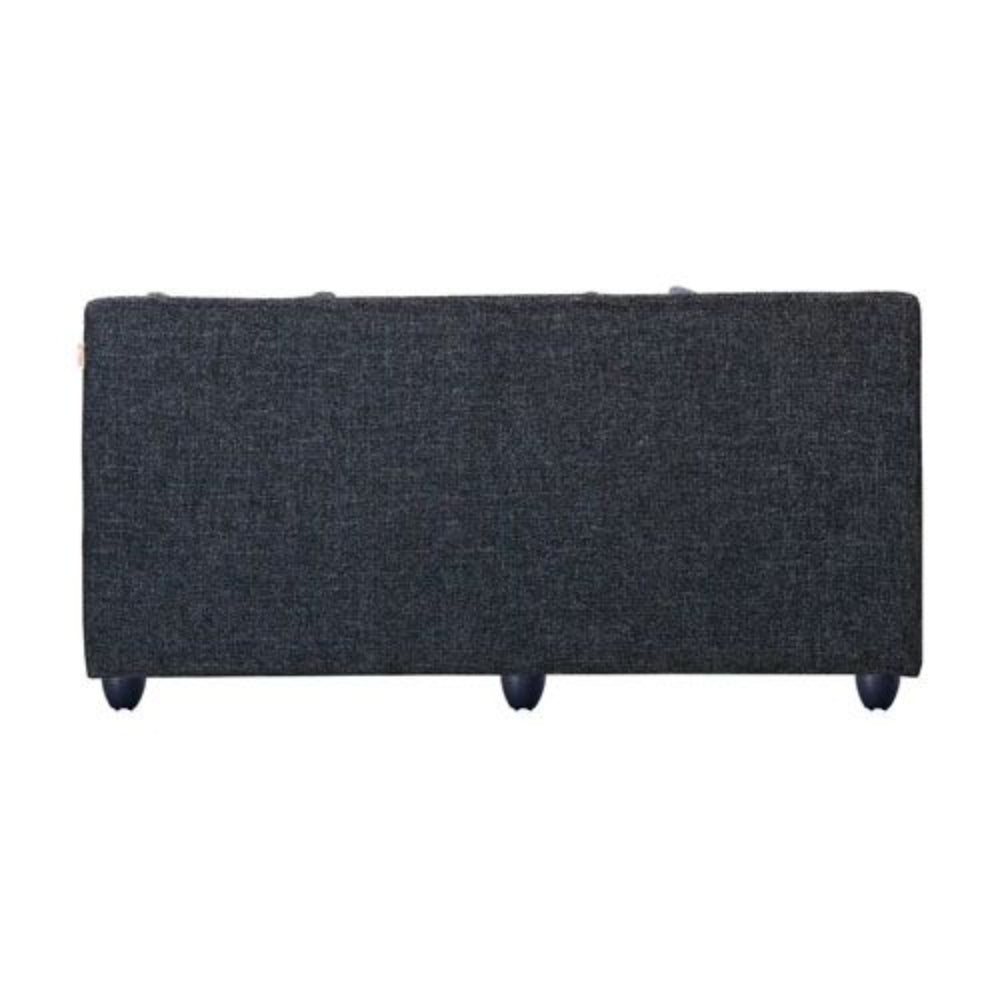 Bantia New Delta Fabric 3 + 1 + 1 Sofa Set (Color - Dark Grey)