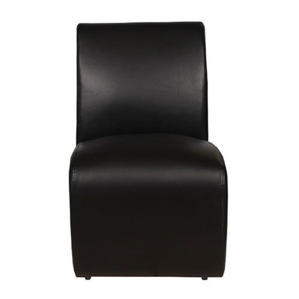 Bantia Sofia Singe Sofa in Black Letherette prefect for Office use