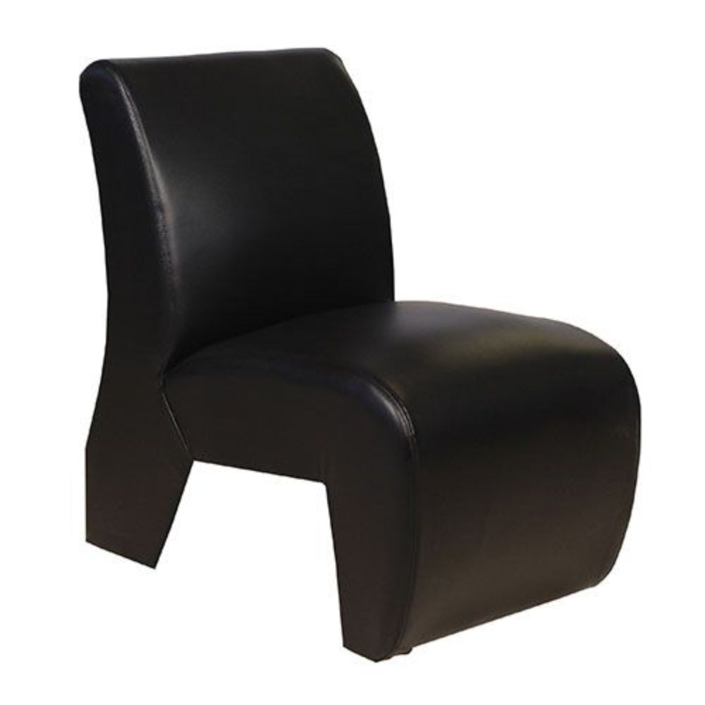 Bantia Sofia Singe Sofa in Black Letherette prefect for Office use