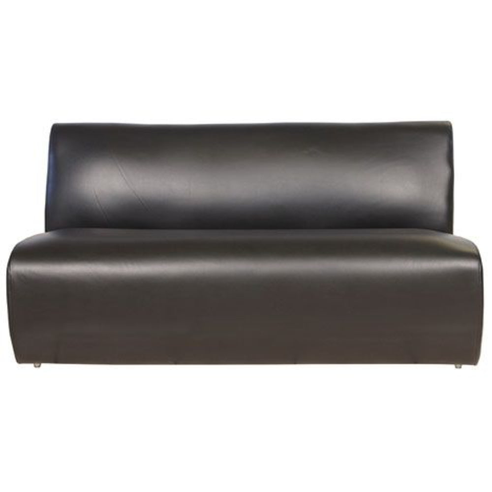 Bantia Sofia Sofa in Black Letherette perfect for office use