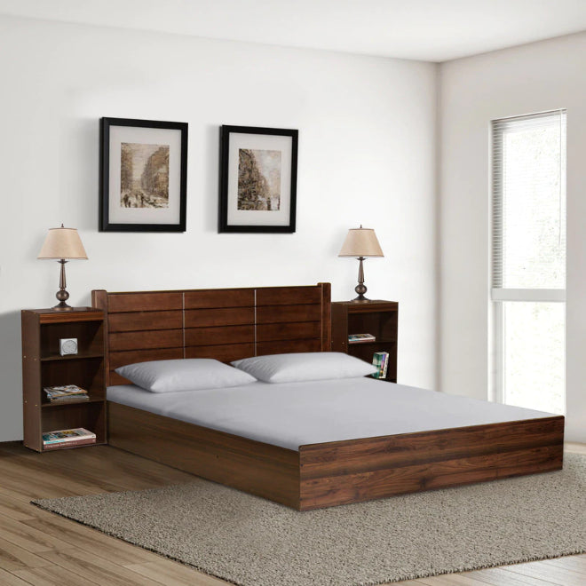 Clara Queen Size Bed In Wenge