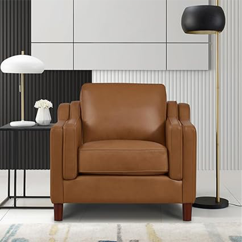 Opal Oasis Leather Sofa and Chair Set