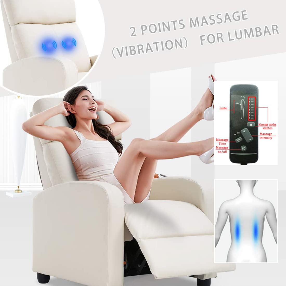 Verna Massage Recliner Chair