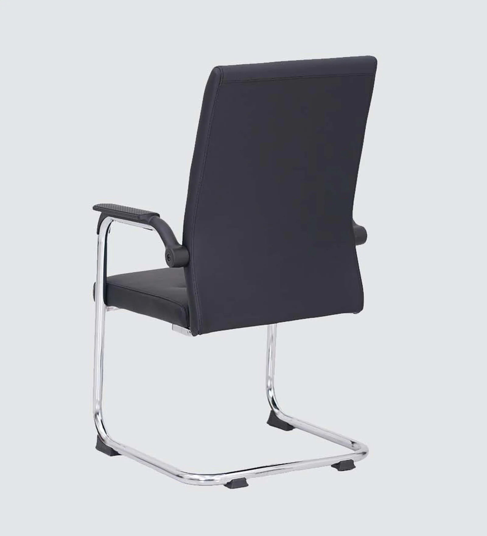 Bantia Melaka Malaysian Leatherette Visitor Chair In Black