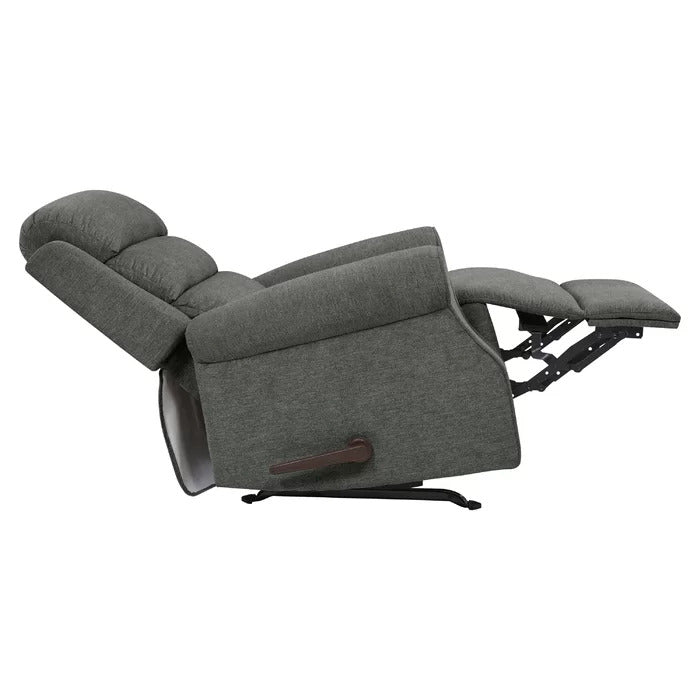 Sora Fabric Rocker Manual Grey Recliner