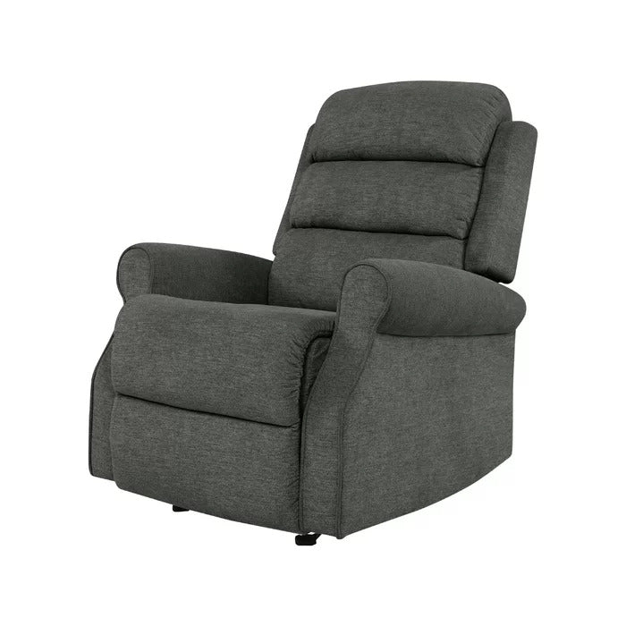 Sora Fabric Rocker Manual Grey Recliner