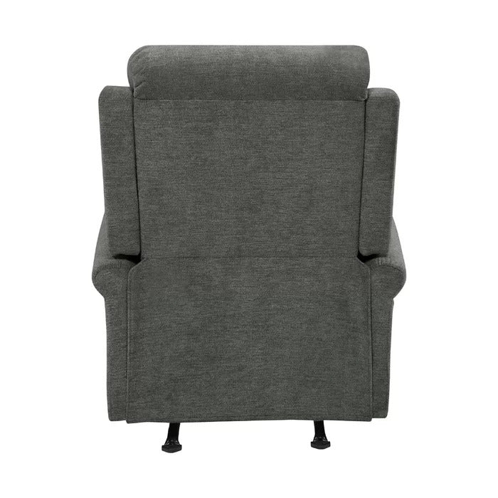 Sora Fabric Rocker Manual Grey Recliner