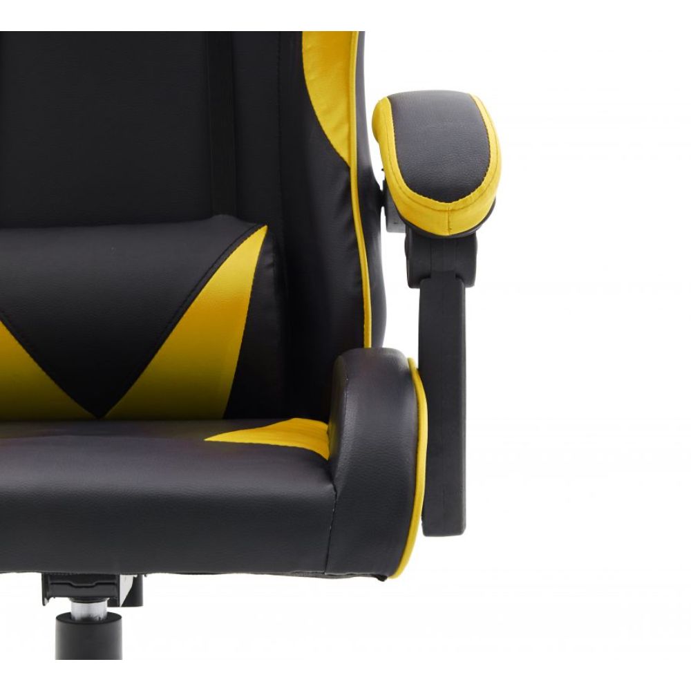 Quad Ergonomic Gaming Chair in Yellow Colour