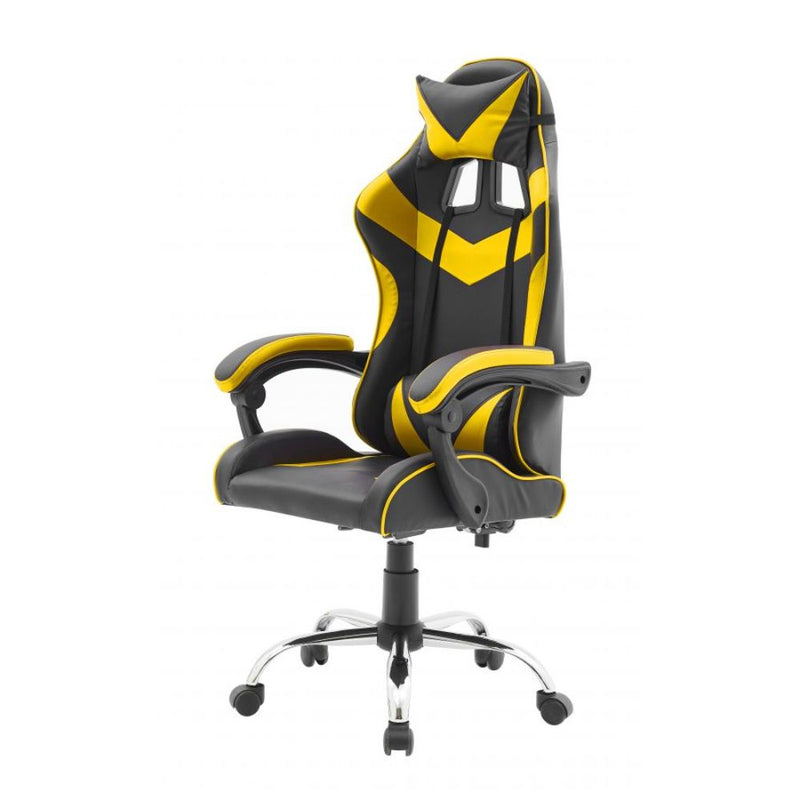 Quad Ergonomic Gaming Chair in Yellow Colour