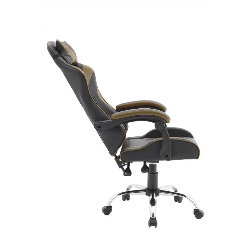 Quad Ergonomic Gaming Chair in Khaki Colour