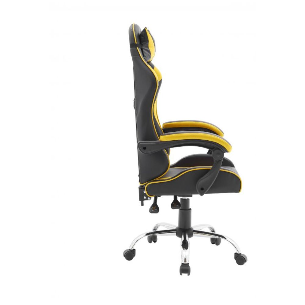 Quad Ergonomic Gaming Chair in Yellow Colour