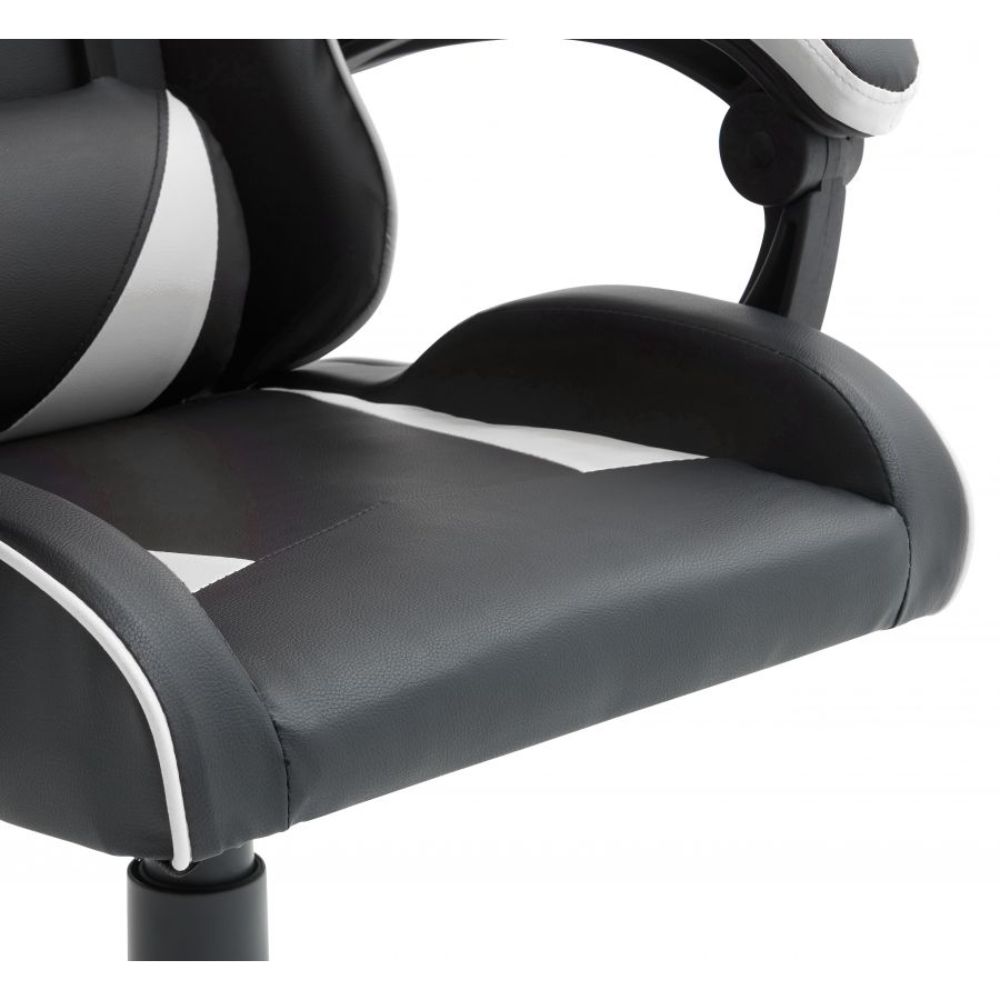 Quad Ergonomic Gaming Chair in White Colour