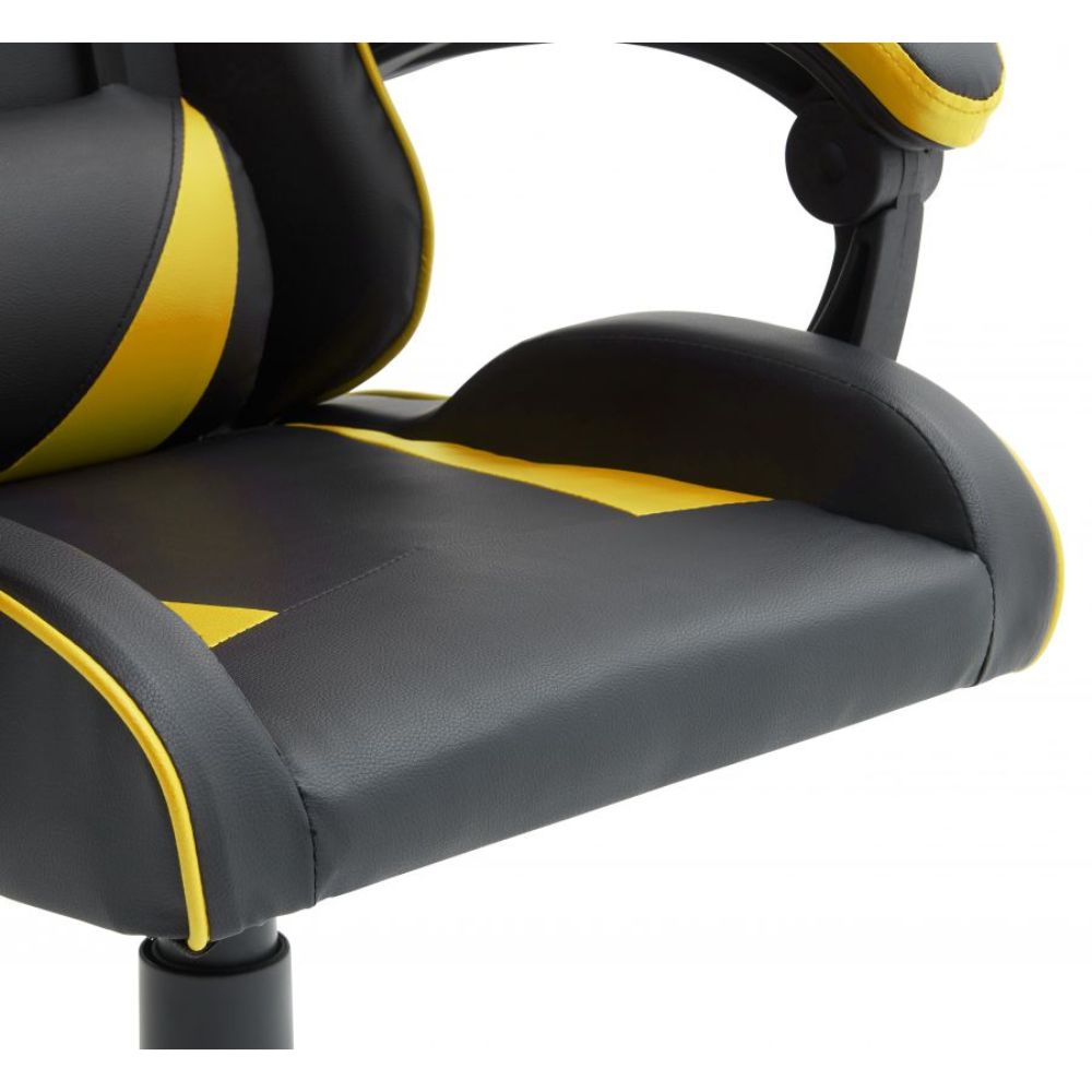 Quad Ergonomic Gaming Chair in Yellow Colour