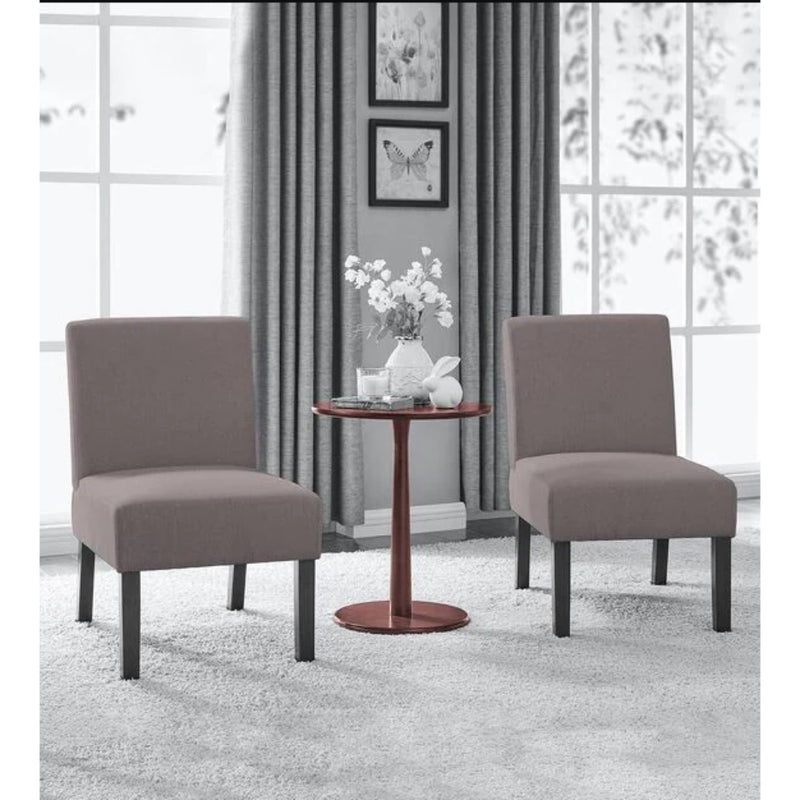 Amoha: 2 Chairs and Table Brown Colour