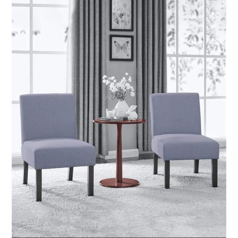 Amoha: 2 Chairs and Table Grey Colour