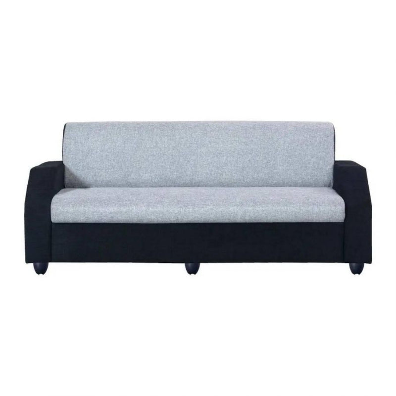 Bantia Cuba Fabric 3 + 1 + 1 Grey Sofa Set