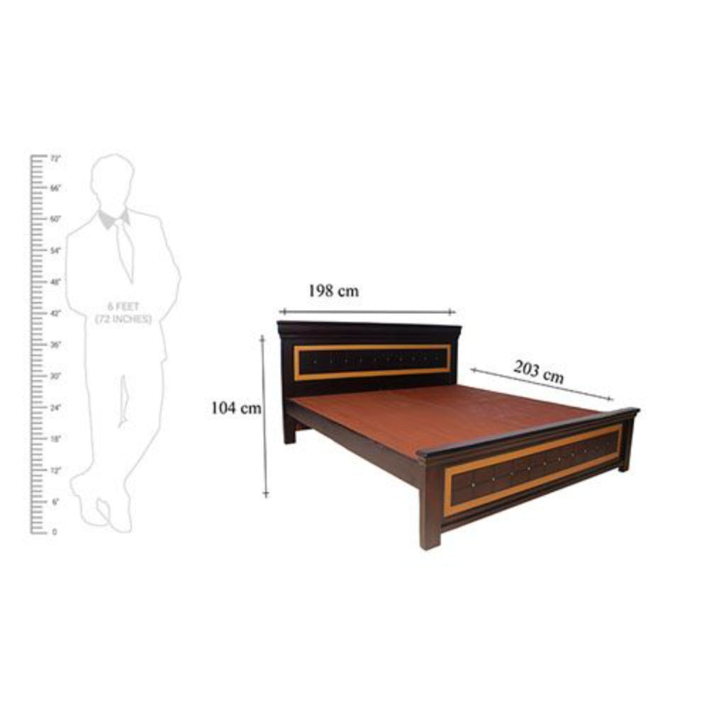 Double bed size cot best sale