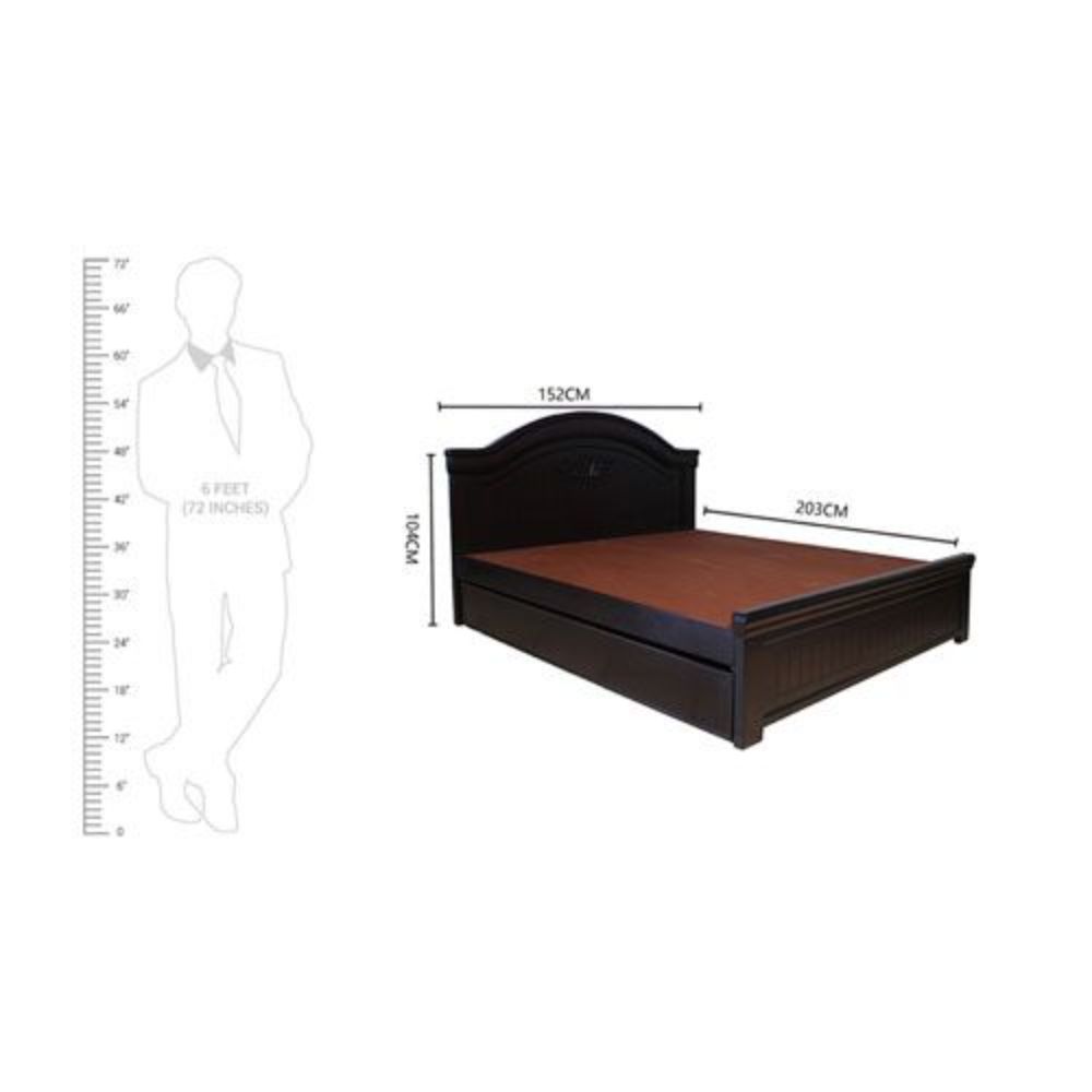 Bantia Aurora Queen Size Cot D - Main Image