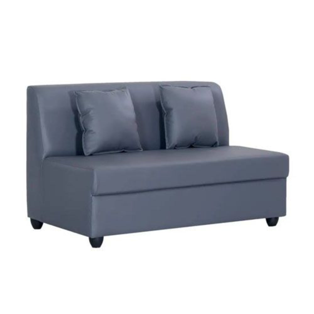 Bantia Delta Leatherette 2 + 1 + 1 Grey Sofa Set