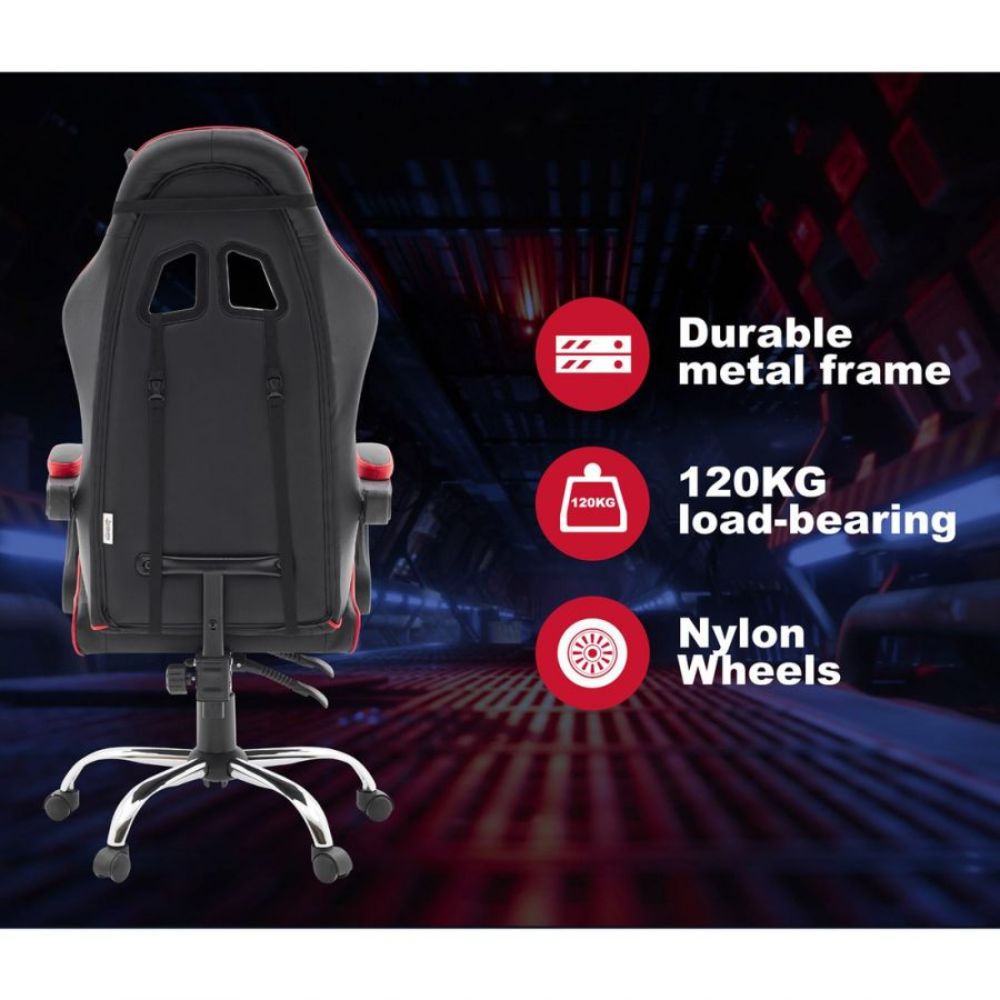 Quad Ergonomic Gaming Chair in Red & Black Colour